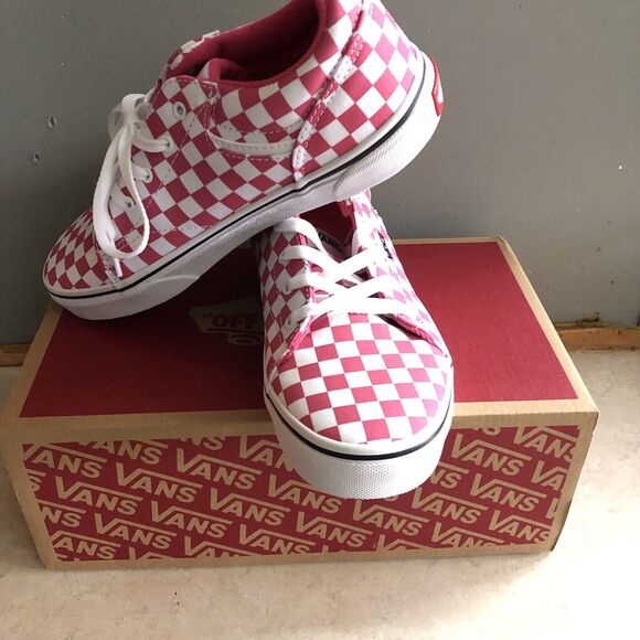 VANS Ward Low Girls Size 6 Women's Sz 7.5 Shoes Powder Pink Sneakers VN000MYFCHL - Picture 10 of 10